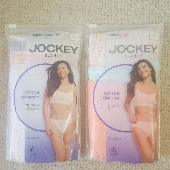 Jockey Set 2 NEW Elance + String Bikini 3 Pack - Picture 2 of 6